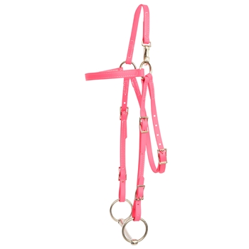 ****PHOTO SAMPLE*** $15 Bubblegum Pink Beta Biothane Mule Bridle Headstall - Horse/Standard Mule Size