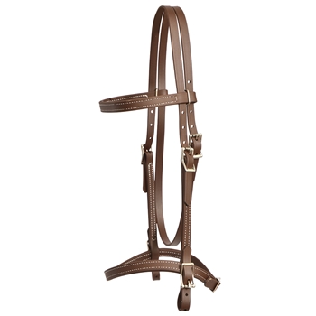 ****PHOTO SAMPLE*** $20 Dark Brown Beta Biothane English Headstall - Horse Size