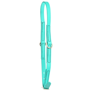 ****PHOTO SAMPLE*** $10 Turquoise Beta Biothane Grooming Neck Collar - Cob/Arab/Small Horse Size