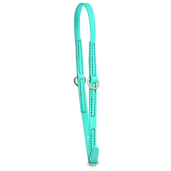 ****PHOTO SAMPLE*** $10 Turquoise Beta Biothane Grooming Neck Collar - Large Pony Size