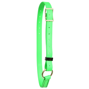 ****CLEARANCE ITEM*** $10 Lime Green Beta Biothane Adjustable Neck Collar - Horse Size