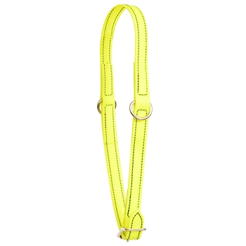 ****CLEARANCE ITEM*** $10 Safety Yellow Beta Biothane Grooming Neck Collars - Horse Size