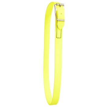 ****CLEARANCE ITEM*** $10 Safety Yellow Beta Biothane Neck Collars - Horse Size