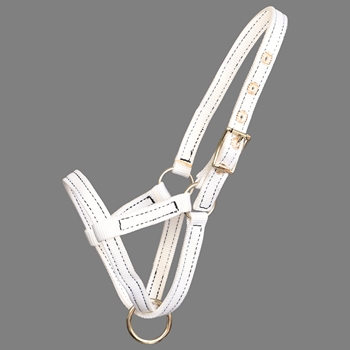 ****PHOTO SAMPLE*** $5 White Nylon Figure 8 Foal Halter
