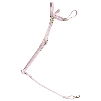****PHOTO SAMPLE*** $25 Lavender Beta Biothane English Breast Collar with Purple Thread - Horse Size