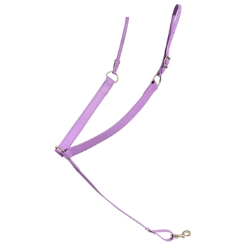****PHOTO SAMPLE*** $25 Orchid Beta Biothane Western Breast Collar with Purple Thread - Horse Size