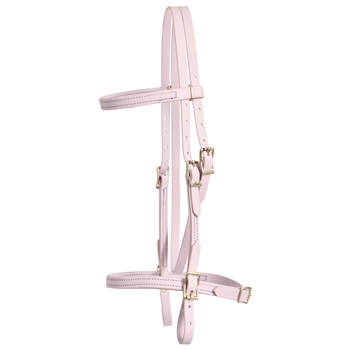 ****PHOTO SAMPLE*** $20 Lavender Beta Biothane English Headstall with Purple Thread - Horse Size