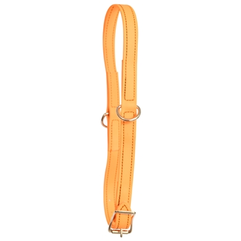 ****PHOTO SAMPLE*** $10 Mango Orange Beta Biothane Grooming Neck Collar - Horse Size