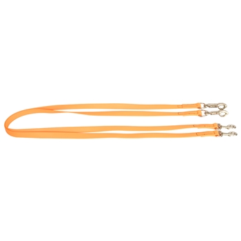 ****PHOTO SAMPLE*** $25 Pair of Mango Orange Beta Biothane Cross Ties - 5 foot per side