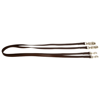 ****PHOTO SAMPLE*** $25 Pair of Brown Better Than Leather Cross Ties - 5 foot per side