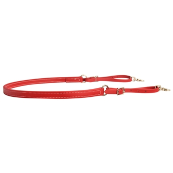 ****PHOTO SAMPLE*** $15 Chili Red Beta Biothane One Piece Breast Strap - Horse Size