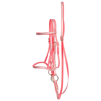 REFLLECTIVE English Bridle with Cavesson