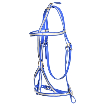 REFLECTIVE Medieval Baroque War or Parade Bridle