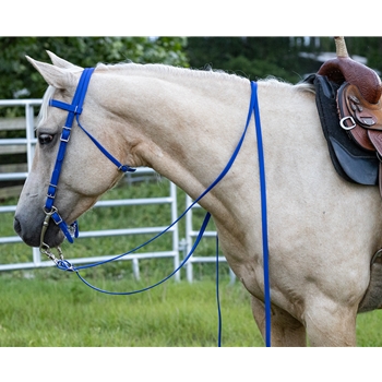 Royal Blue  RIDING REINS (Solid Colored) made from BETA BIOTHANE