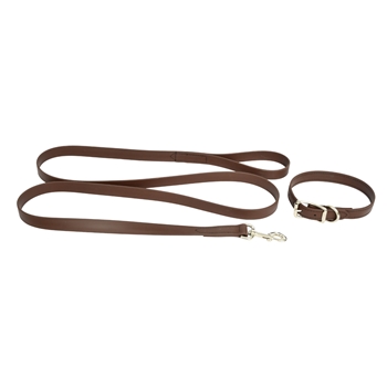 DOG COLLAR made from Dark Brown Beta Biothane