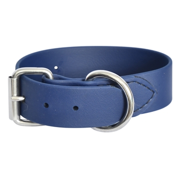 Navy Blue Beta Biothane Dog Collar - Any Size