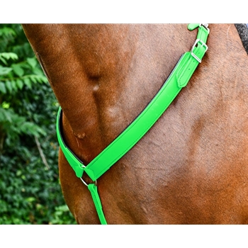 Lime/Neon Green Beta Biothane Breast Collar - You Choose the Size/Style